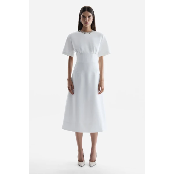 Rachel Gilbert Dovetta A-Line Dress, view 3