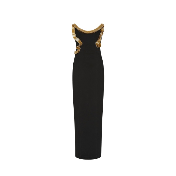 Rachel Gilbert Malik Column Gown