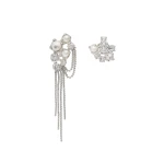 Rachel Gilbert Sapher Asymmetric Earring
