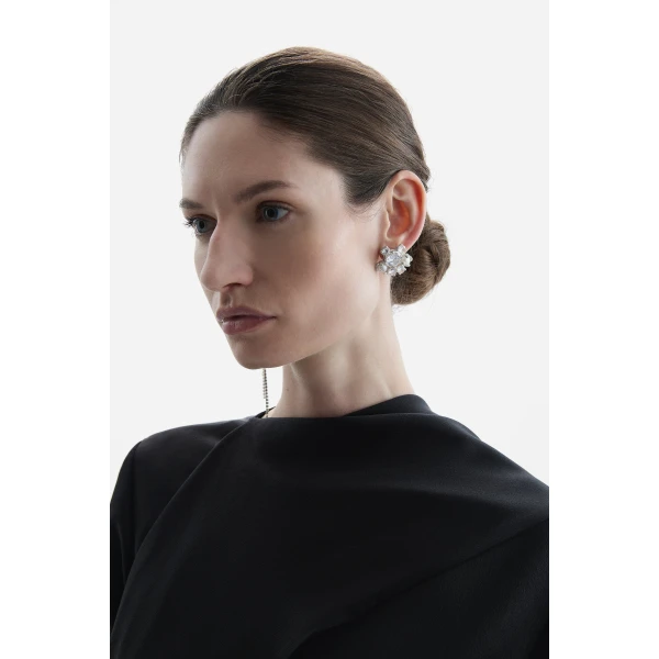 Rachel Gilbert Sapher Pearl Stud Earring, view 3