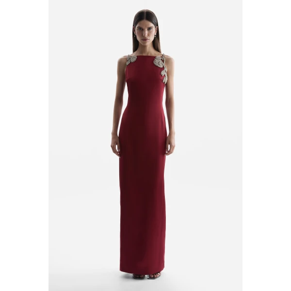 Rachel Gilbert Sorrento Column Gown, view 3