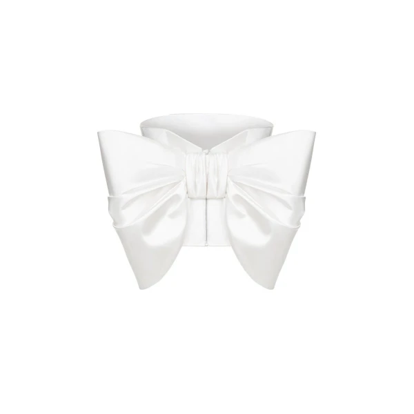 Rasario Diana Wedding Top in White, view 2