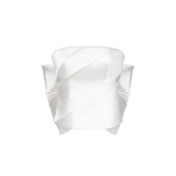 Diana Wedding Top in White