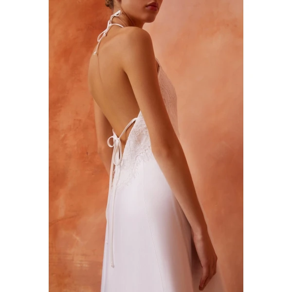 Rasario Lana Wedding Dress in White, view 4