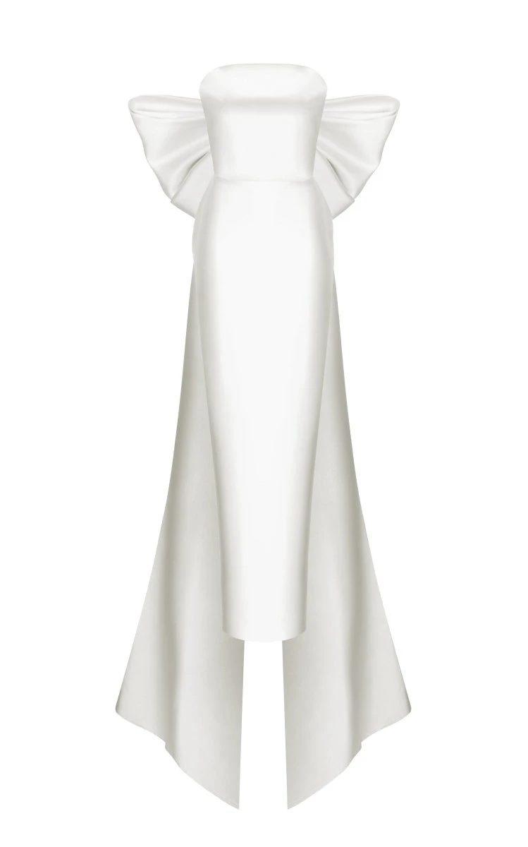 Mari Wedding Dress in White
