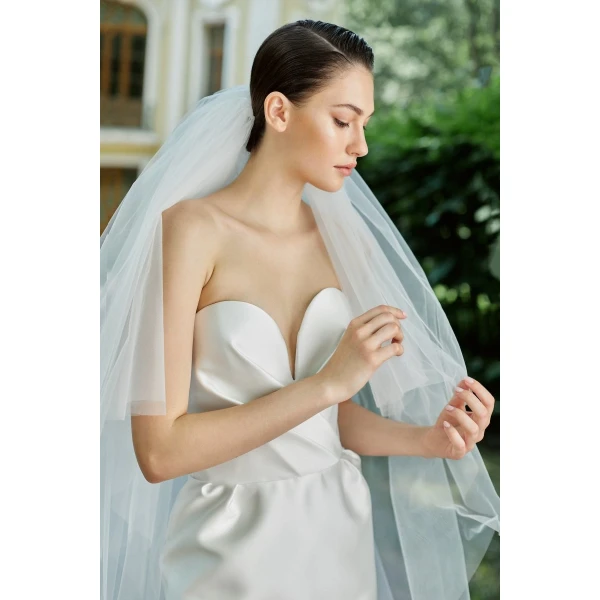 Rasario Sonya Wedding Dress in White, view 6