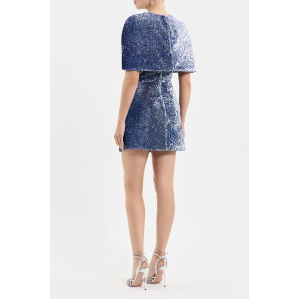Rebecca Vallance Cambridge Cape in Blue Topaz | Cape | Coveti