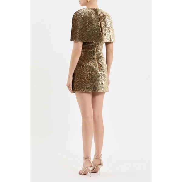 Rebecca Vallance Cambridge Cape in Gold | Cape | Coveti
