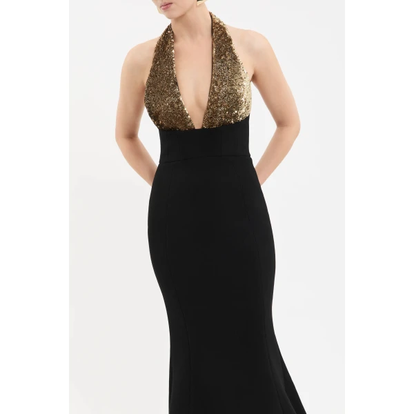 Rebecca Vallance Cambridge Halter Gown | Evening Gowns | Coveti