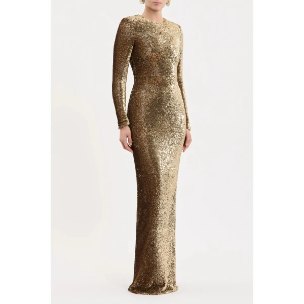 Rebecca Vallance Cambridge Long Sleeve Gown | Evening Gowns | Coveti
