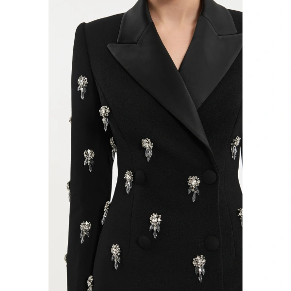 Rebecca Vallance Chandelier Tuxedo Mini Dress | Mini Dresses | Coveti