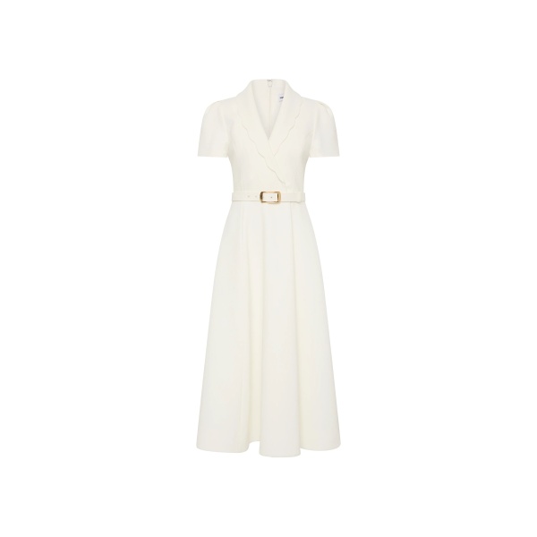 Rebecca Vallance Christopher Short Sleeve Midi Dress