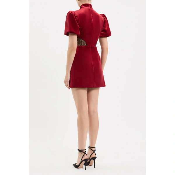 Rebecca Vallance Crimson Rose Mini Dress | Mini Dresses | Coveti