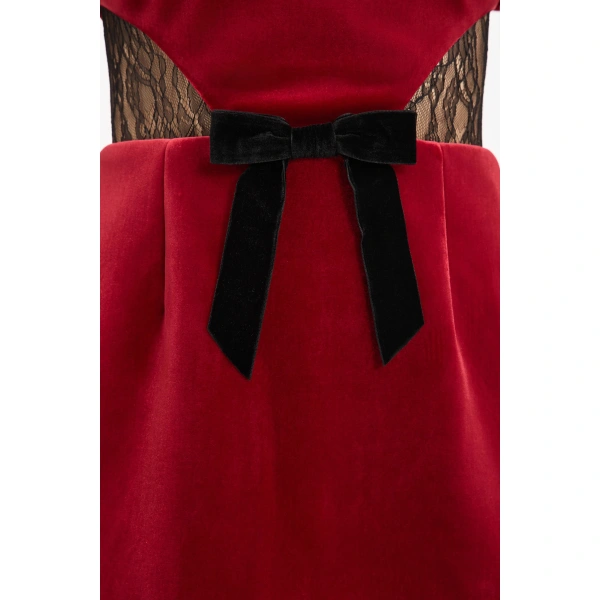 Rebecca Vallance Crimson Rose Mini Dress | Mini Dresses | Coveti