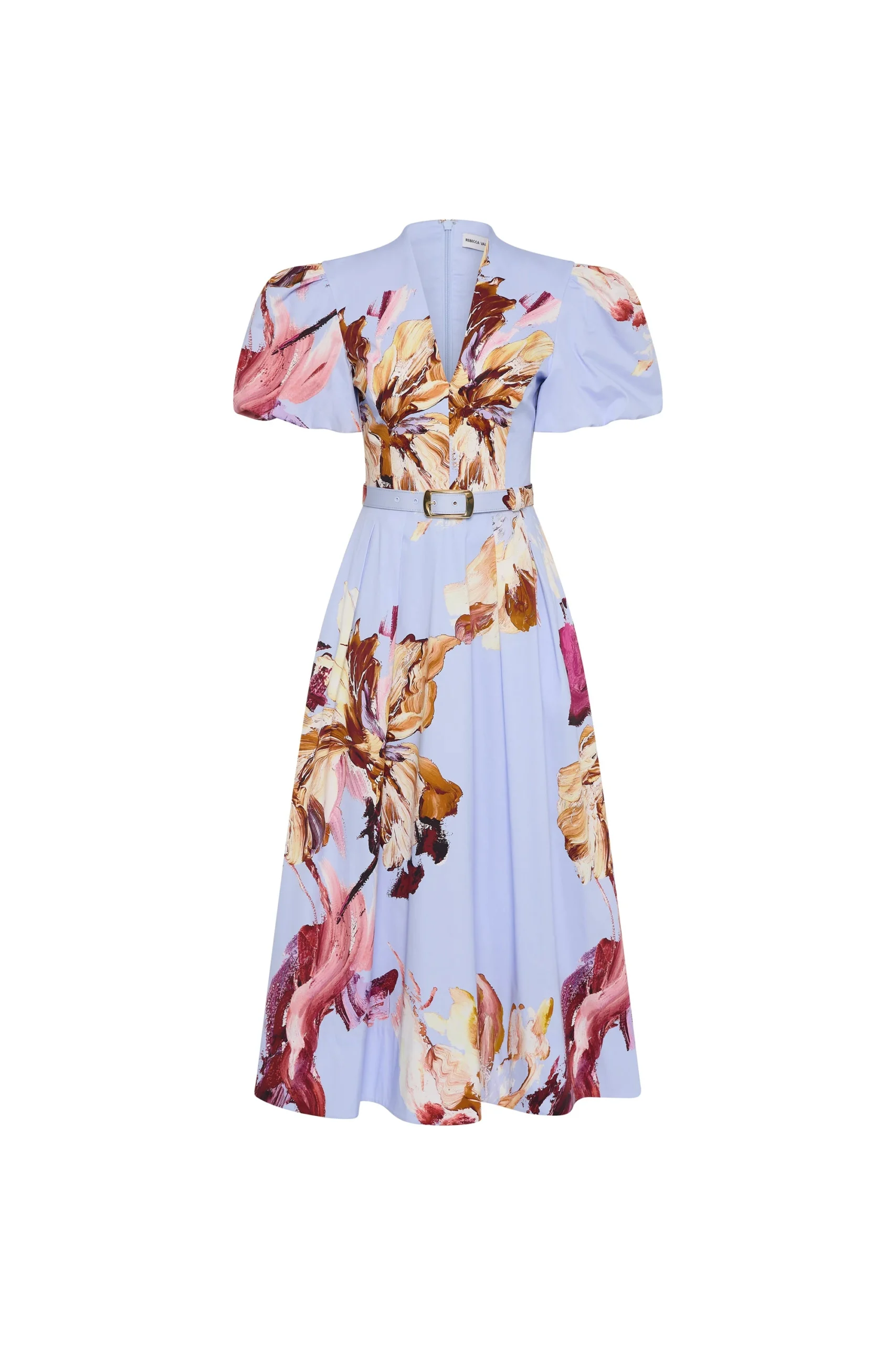 Rebecca Vallance midi dress Australia Signature Dresses – Coveti Rebecca Vallance Fleur De Lis Short Sleeve Midi Dress