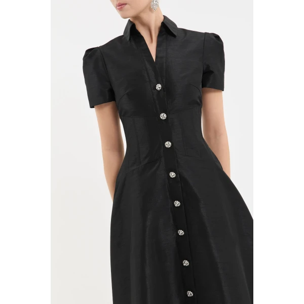 Rebecca Vallance Haddon Short Sleeve Midi Dress | Midi Dresses | Coveti