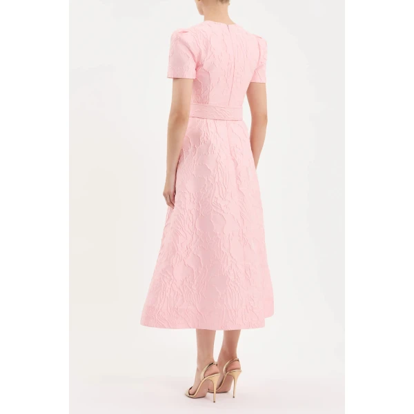 Rebecca Vallance Helmsley Short Sleeve Midi Dress | Midi Dresses | Coveti