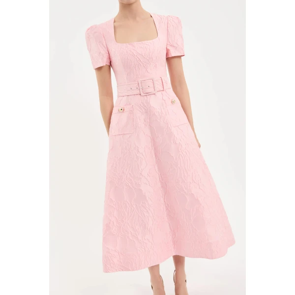 Rebecca Vallance Helmsley Short Sleeve Midi Dress | Midi Dresses | Coveti