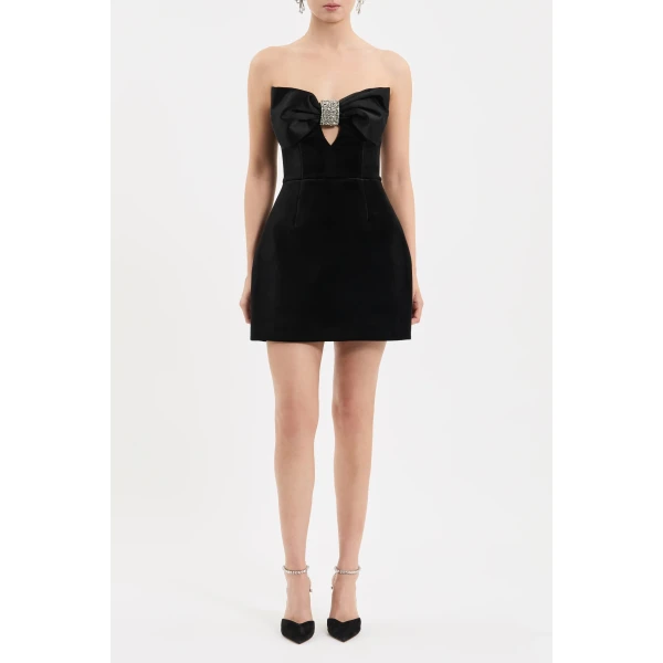 Rebecca Vallance Imogen Mini Dress in Black | Mini Dresses | Coveti
