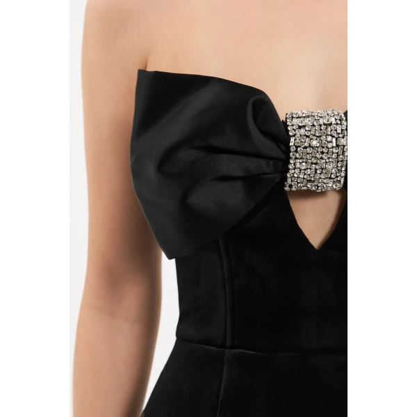 Rebecca Vallance Imogen Mini Dress in Black | Mini Dresses | Coveti