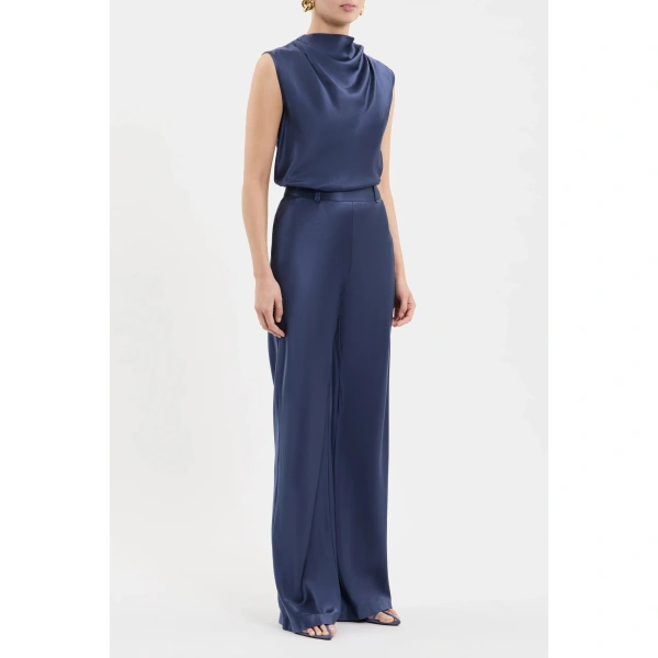 Rebecca Vallance Montague Top in Chambray | Tops | Coveti