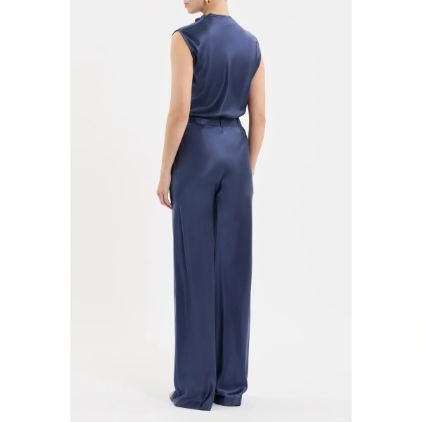 Rebecca Vallance Montague Top in Chambray | Tops | Coveti