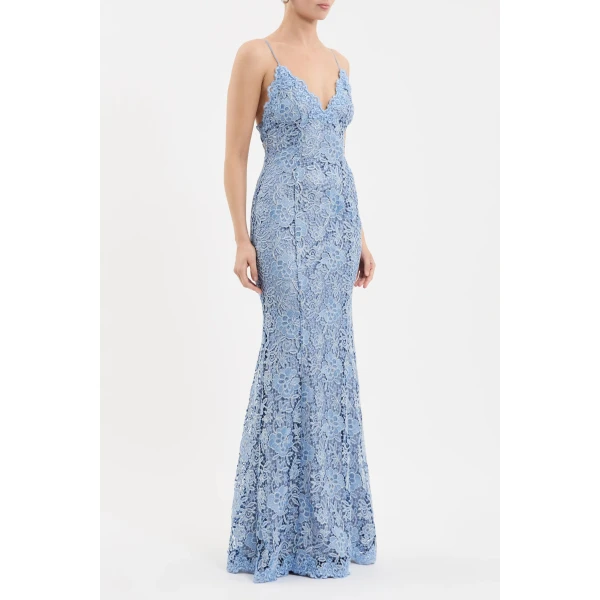 Rebecca Vallance Blue gown