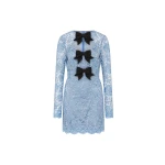 Rebecca Vallance Nottingham Mini Dress in Blue Topaz