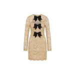 Rebecca Vallance mini dress Australia Signature Dresses – Coveti Rebecca Vallance Nottingham Mini Dress in Gold