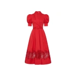 Rebecca Vallance Phillips Short Sleeve Midi Dress | Midi Dresses | Coveti