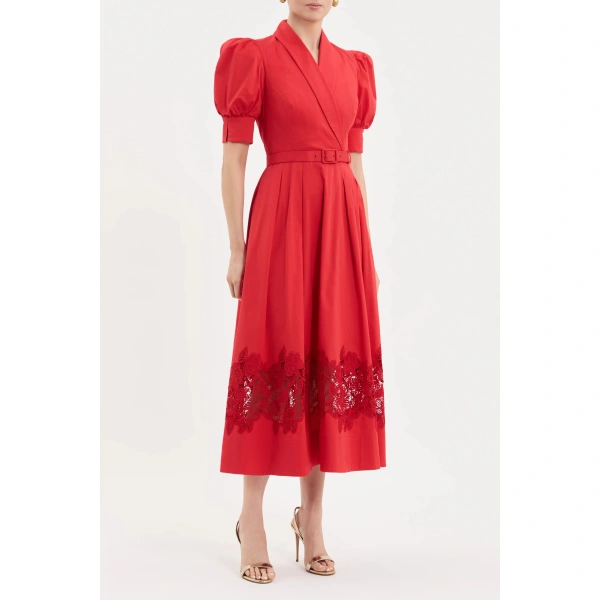 Rebecca Vallance Phillips Short Sleeve Midi Dress | Midi Dresses | Coveti