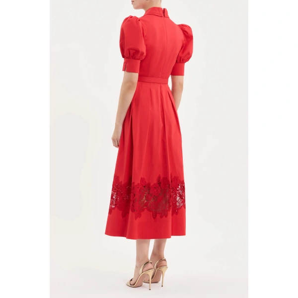 Rebecca Vallance Phillips Short Sleeve Midi Dress | Midi Dresses | Coveti