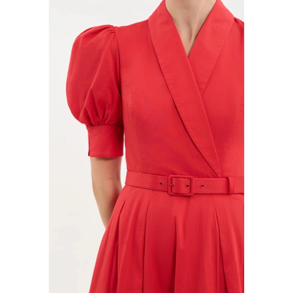 Rebecca Vallance Phillips Short Sleeve Midi Dress | Midi Dresses | Coveti