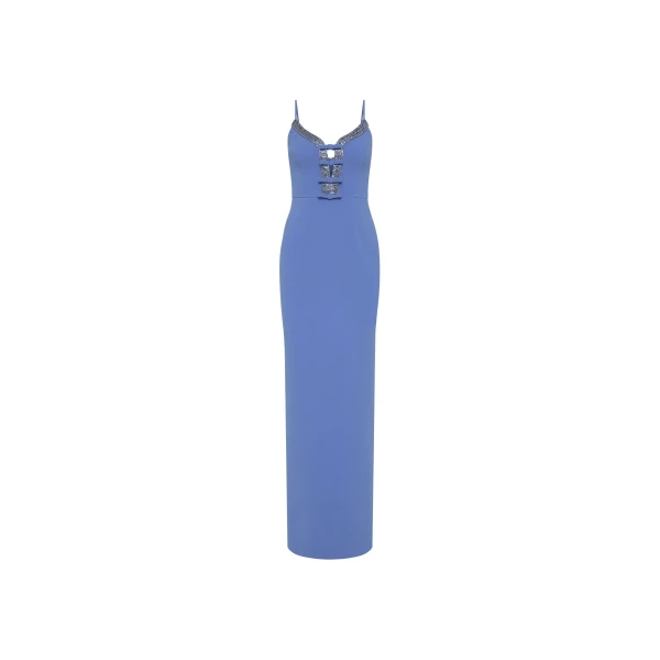 Rebecca Vallance Preston Diamante Bow Gown