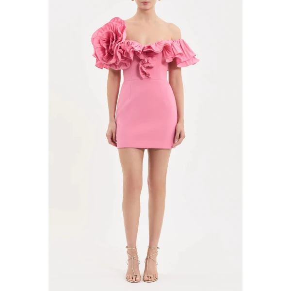 Rebecca Vallance Preston Frill Mini Dress | Mini Dresses | Coveti
