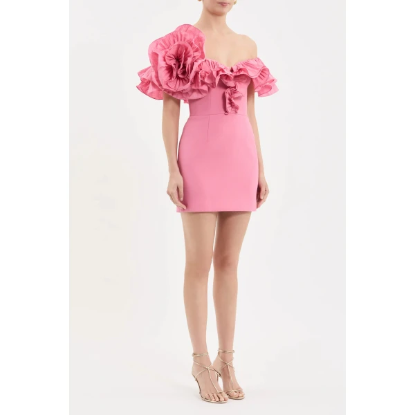 Rebecca Vallance Preston Frill Mini Dress | Mini Dresses | Coveti