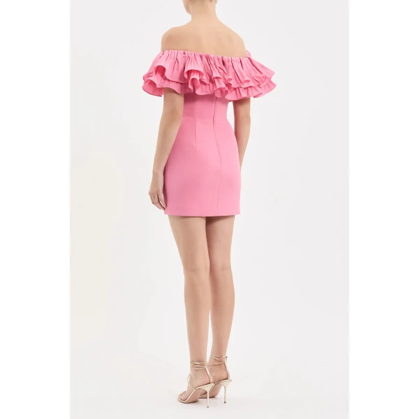 Rebecca Vallance Preston Frill Mini Dress | Mini Dresses | Coveti