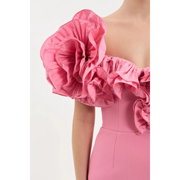 Rebecca Vallance Preston Frill Mini Dress | Mini Dresses | Coveti