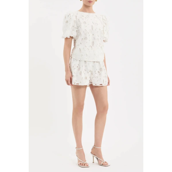 Rebecca Vallance Ivory shorts
