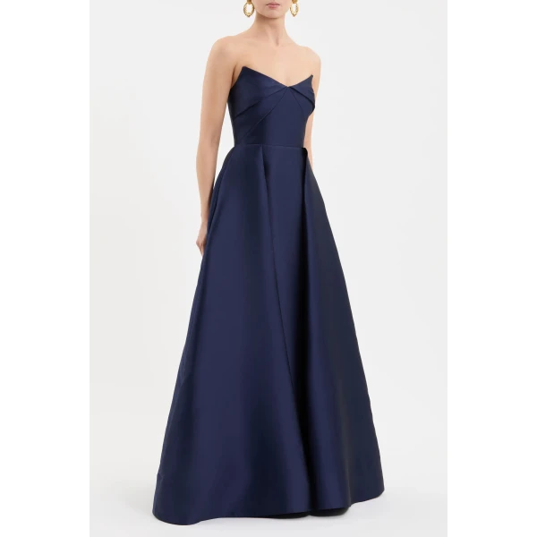 Rebecca Vallance Blue gown