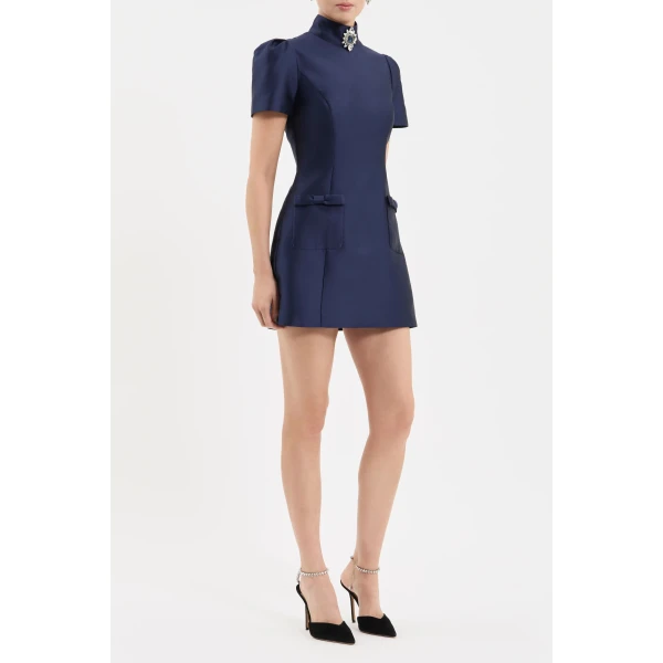 Rebecca Vallance Blue mini dress