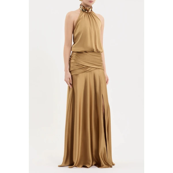 Rebecca Vallance Metallic gown