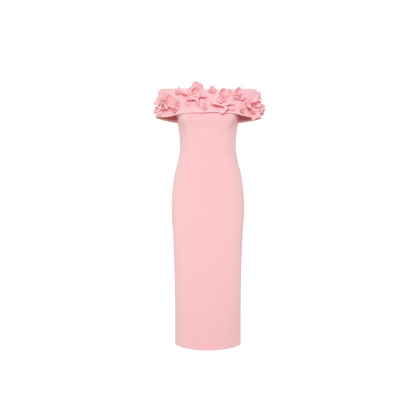 Rebecca Vallance Yorkshire Off The Shoulder Midi Dress | Midi Dresses | Coveti