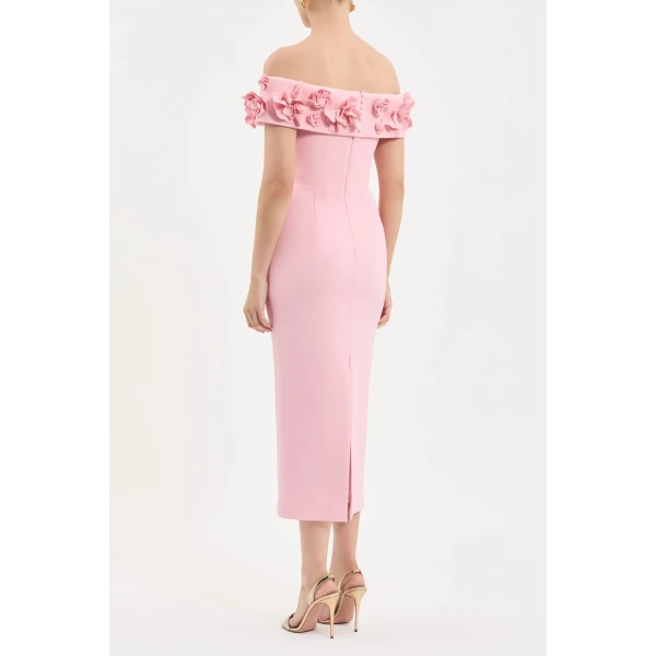 Rebecca Vallance Yorkshire Off The Shoulder Midi Dress | Midi Dresses | Coveti