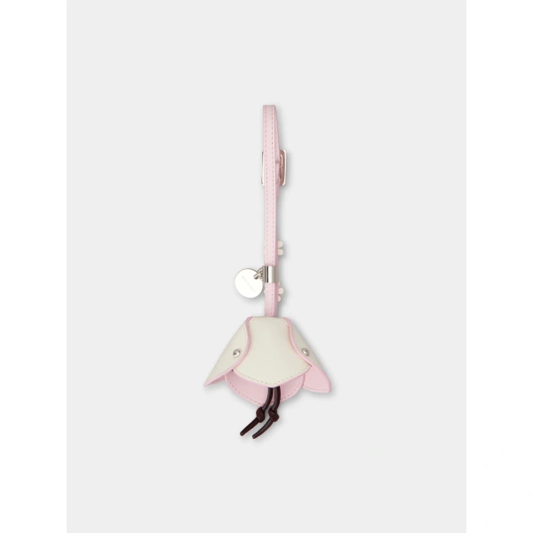 Roger Vivier Bag Charm in Pink Leather, view 3 | Bag charms