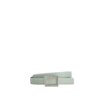 Roger Vivier Belle Vivier Belt in Green Leather | Belts
