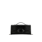 Roger Vivier Belle Vivier Clutch in Black Leather | Clutch Bags