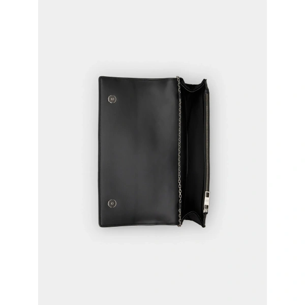 Roger Vivier Belle Vivier Clutch in Black Velvet, view 5 | Clutch Bags