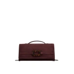 Roger Vivier Belle Vivier Clutch in Burgundy Suede | Clutch Bags