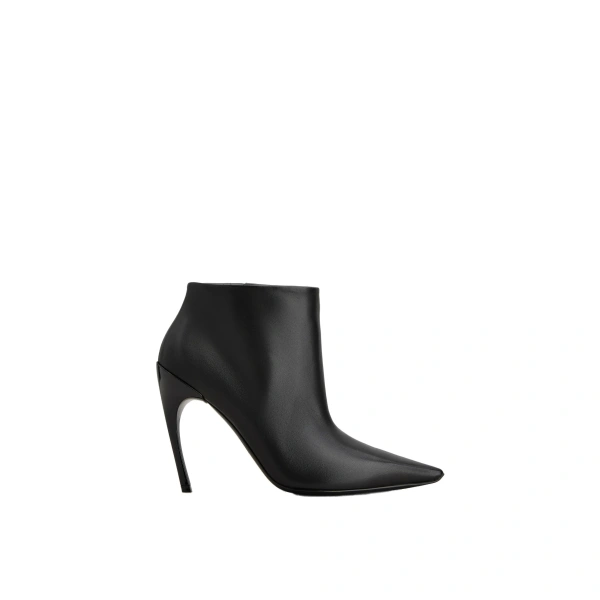 Choc Booties in Black Leather